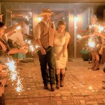 Heart Sparkler Wedding Exit