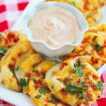 Cheesy Bacon Oven Chips