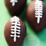 Chocolate Peanut Butter Footballs