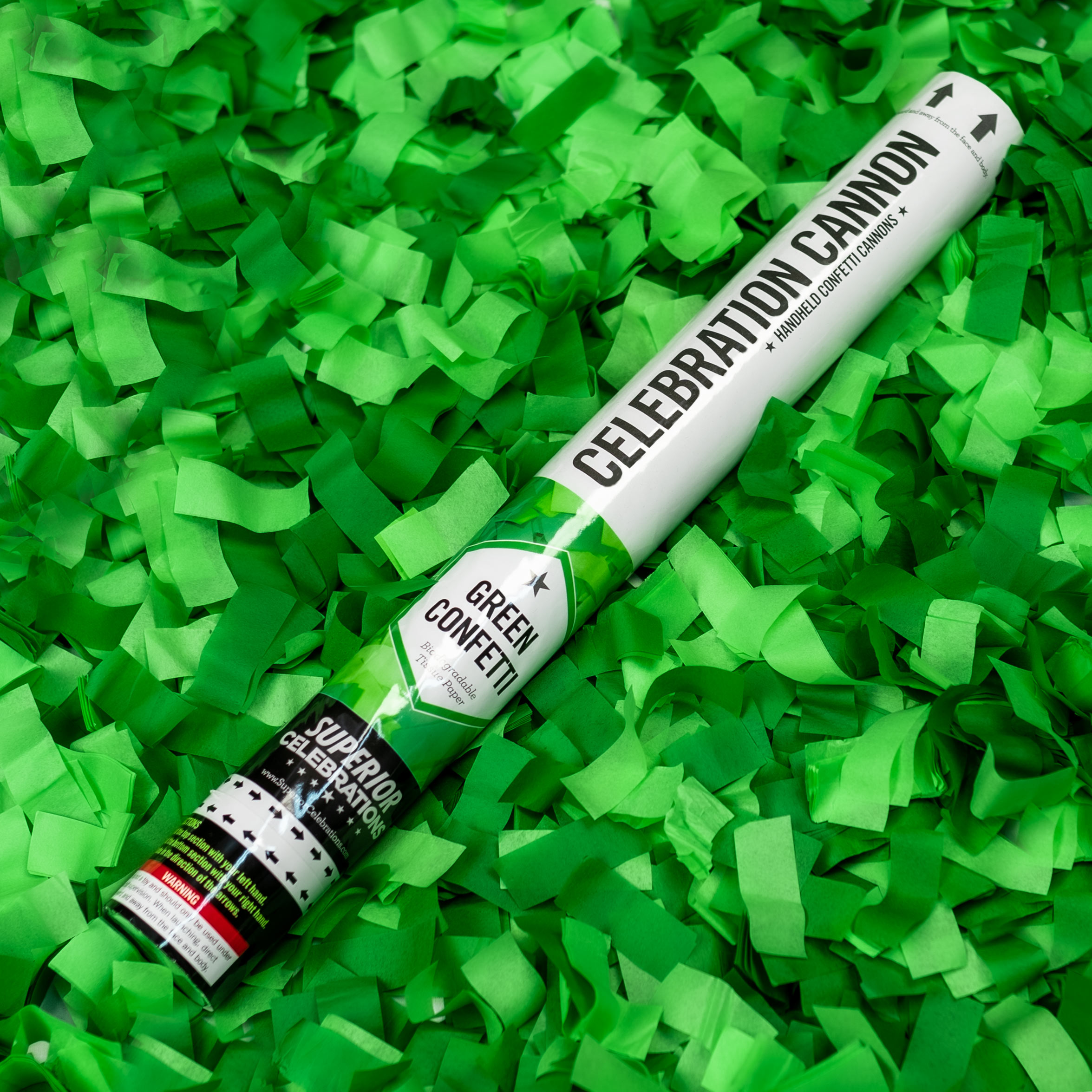 Green Confetti Cannon – Superior Celebrations